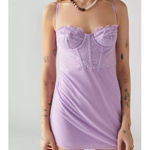 NEW! UO Corset Bustier Slip Dress